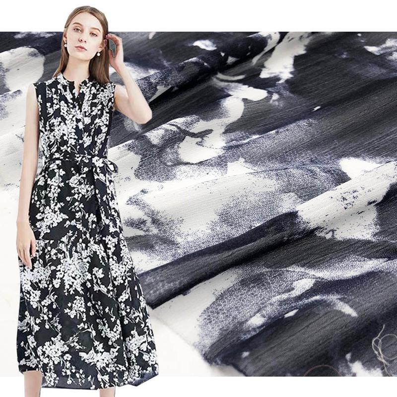 Floral-Printed-Chiffon-Dress-Fabric-LX-225