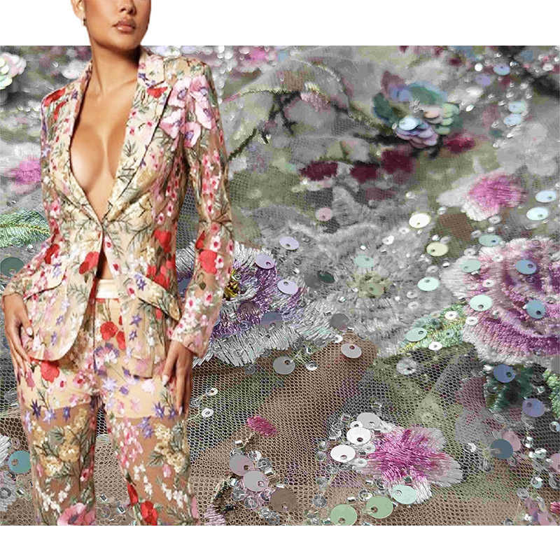 Fashion Collection's Best Embroidered Floral Fabric