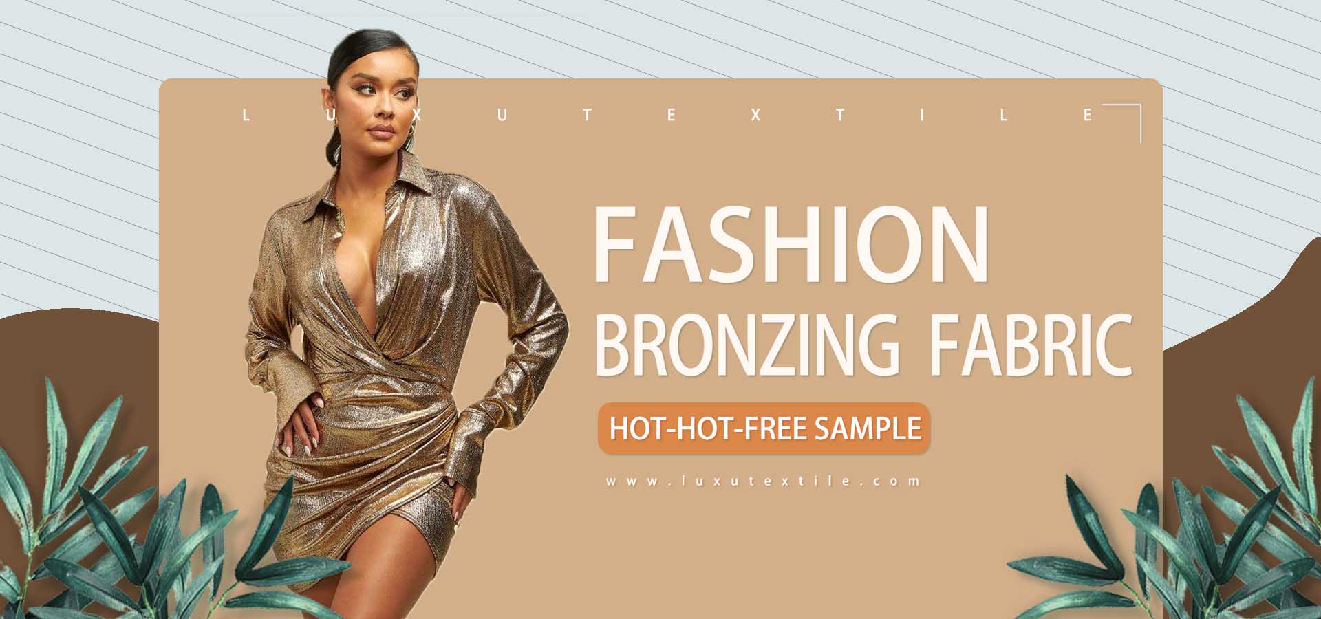 What is fashion summer bronzing fabric?