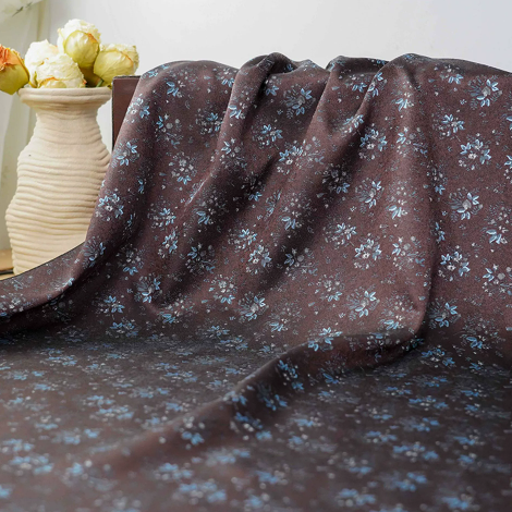 Gold Thread Jacquard Yarn Dyed Fabric Elegant Cloth for Cheongsam Vest Midi Skirt Cushion - COPY